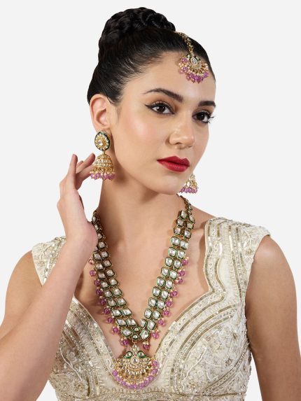 Stone-Studded Jewellery Set