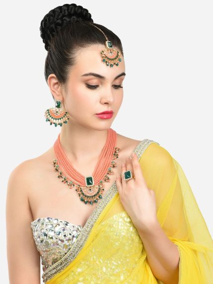Pearl Beaded Jewellery Set