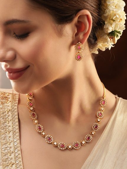 Gold-Plated Jewellery Set