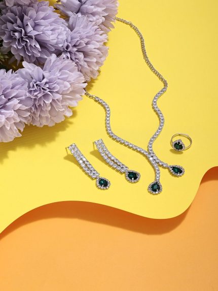 Silver-Plated Jewellery Set