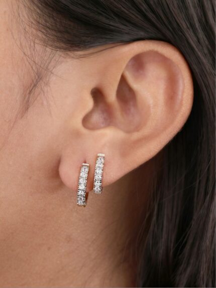 18kt Plating Hoop Earrings