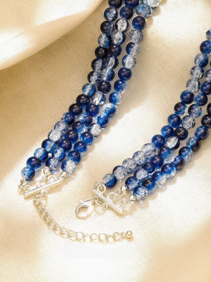 Rhodium-Plated Necklace